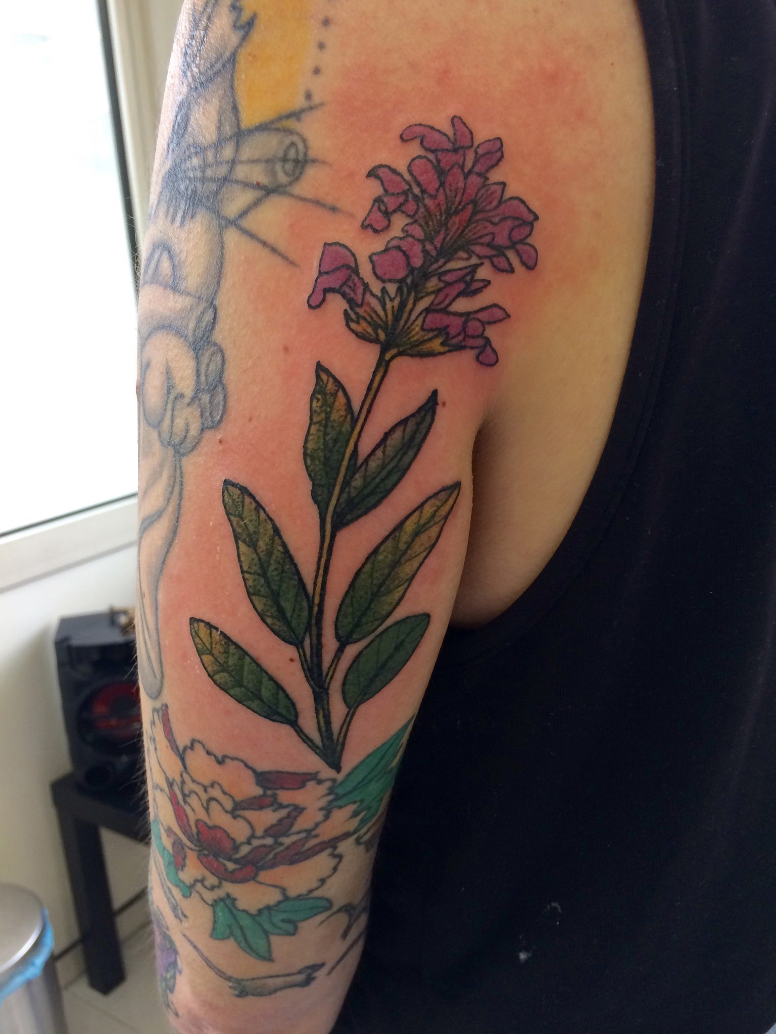 Wild sage from yesterday  Time tattoos Tattoos Wildflower tattoo