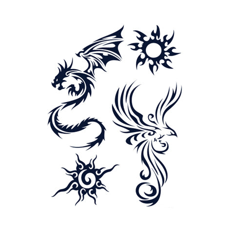 phoenix dragon tattoo designs  Clip Art Library