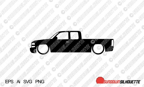 Free Free 280 Svg Lowered Chevy Truck Silhouette SVG PNG EPS DXF File