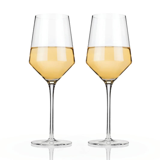 JoyJolt Claire Crystal Champagne Glasses 5.7 oz Set of 2