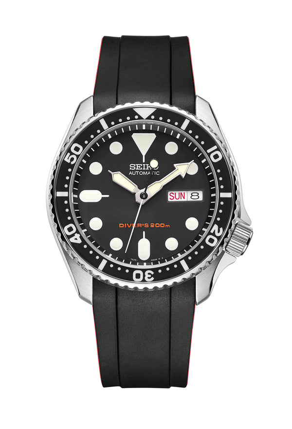 Seiko 007 sale rubber strap