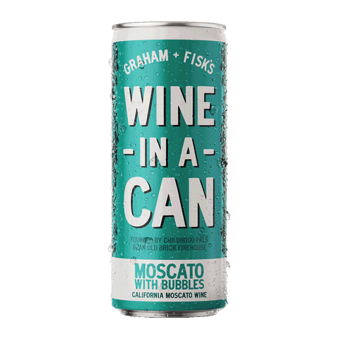 fizzy wine in a can