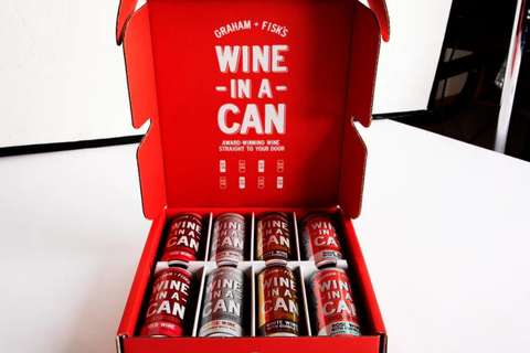 canned wine delivery as a replacement for taking wine on a plane