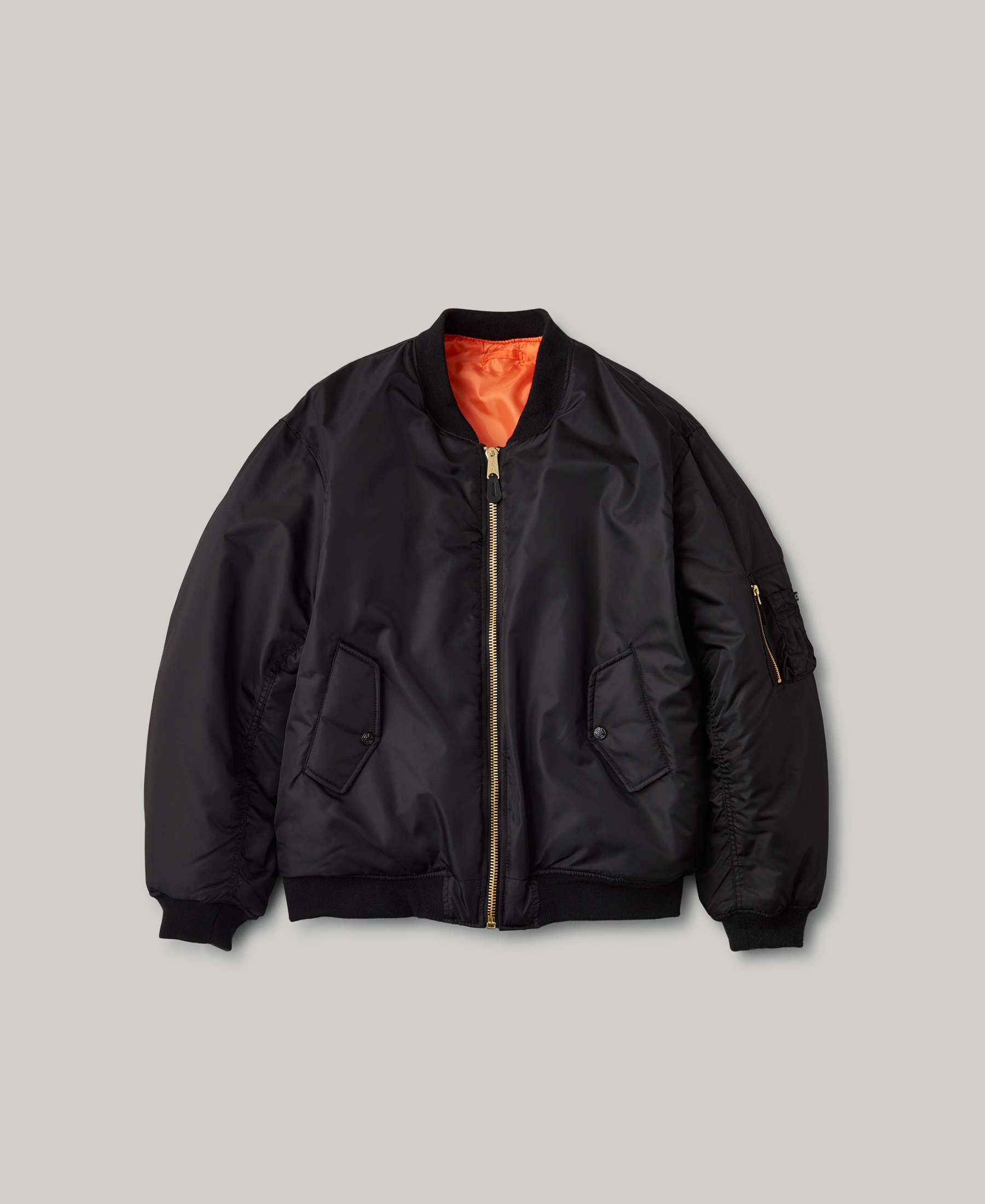 fostex garments MA-1 BOMBER JACKET black-