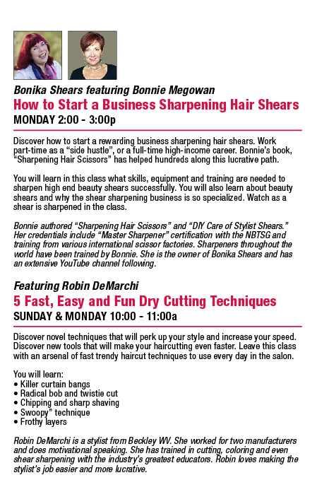 classes at the Ohio Hairshow