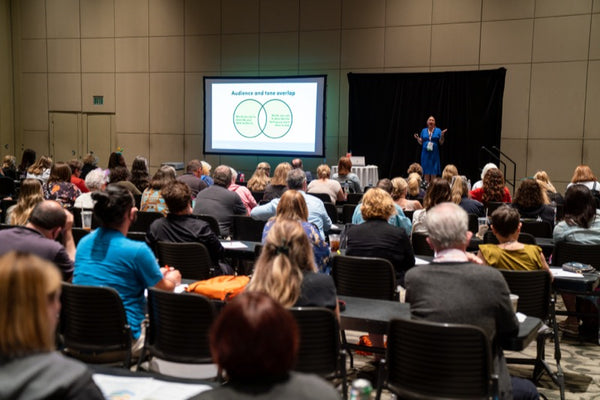 One of the breakout rooms at the Retail Success Summit where retailers learn about specifc topics of interest to them.