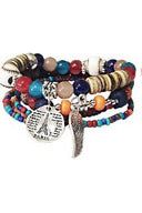 Wing Charm Bracelet Set - Multi