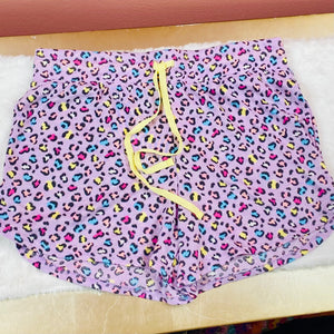 Secret Treasures Lavender Cheetah Knit Shorts - SBT Boutique