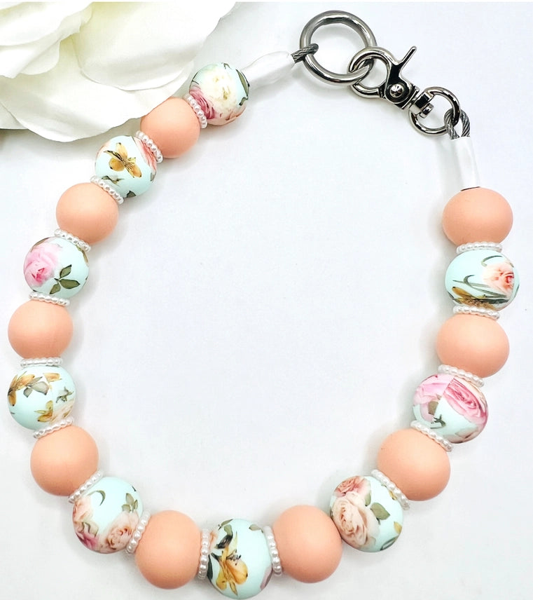 Image of 1930's Posies Vintage Glam Beaded Collar