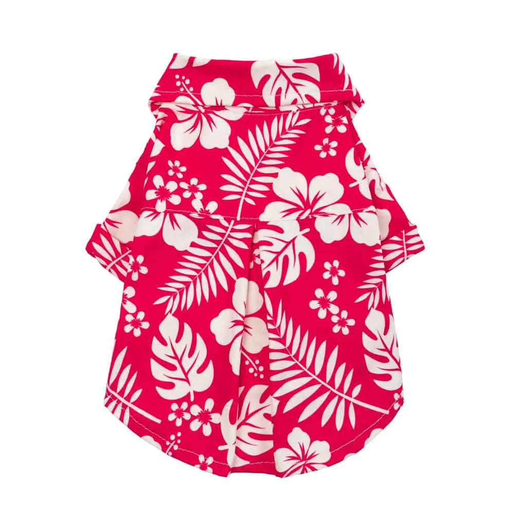 Image of Tropical Flower Dog Shirt