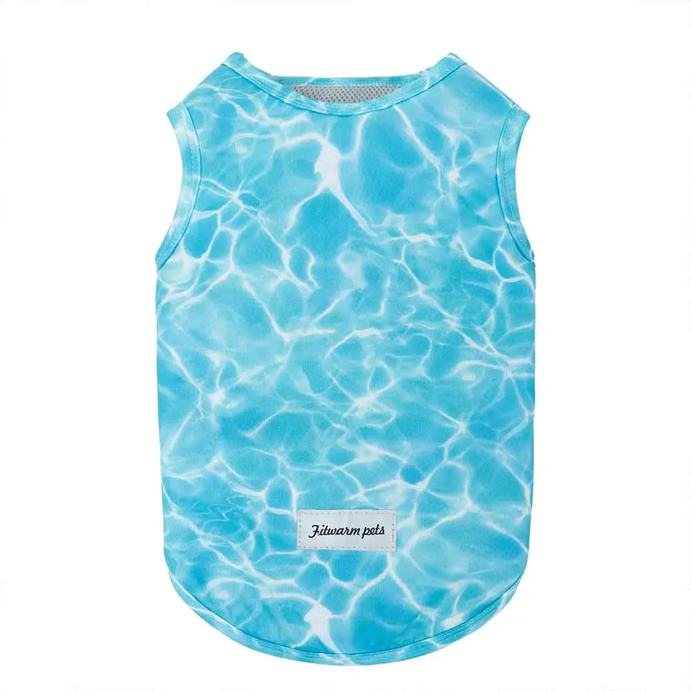 Image of Water Print Dog Cooling Vest