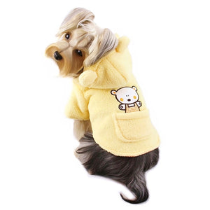 Country Bear Hooded Plush Jacket - Posh Puppy Boutique