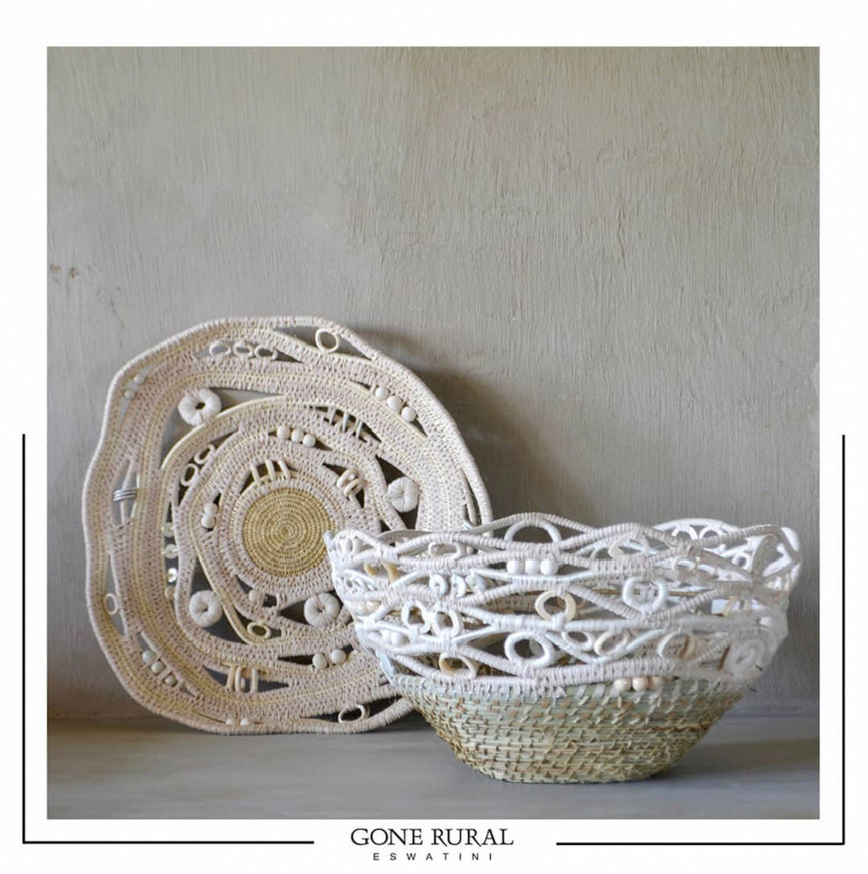 ceramic lace bowl