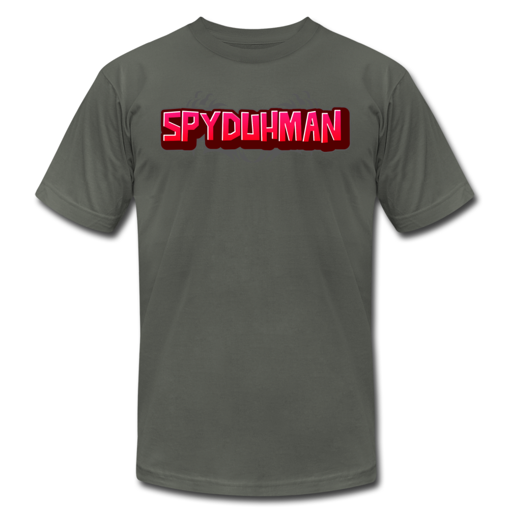 Spyduhman | Unisex Jersey T-Shirt by Bella + Canvas - asphalt