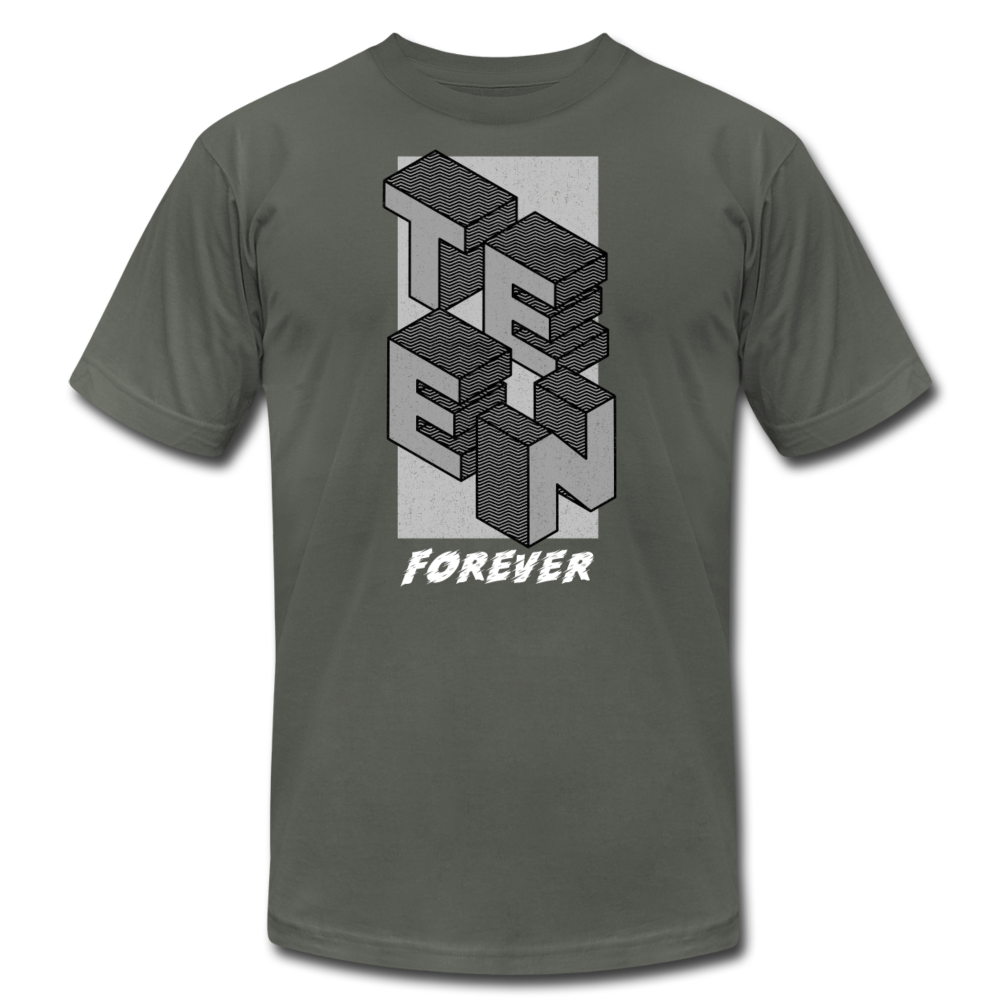 Teen Forever | Teens Printed Unisex Jersey T-Shirt - asphalt