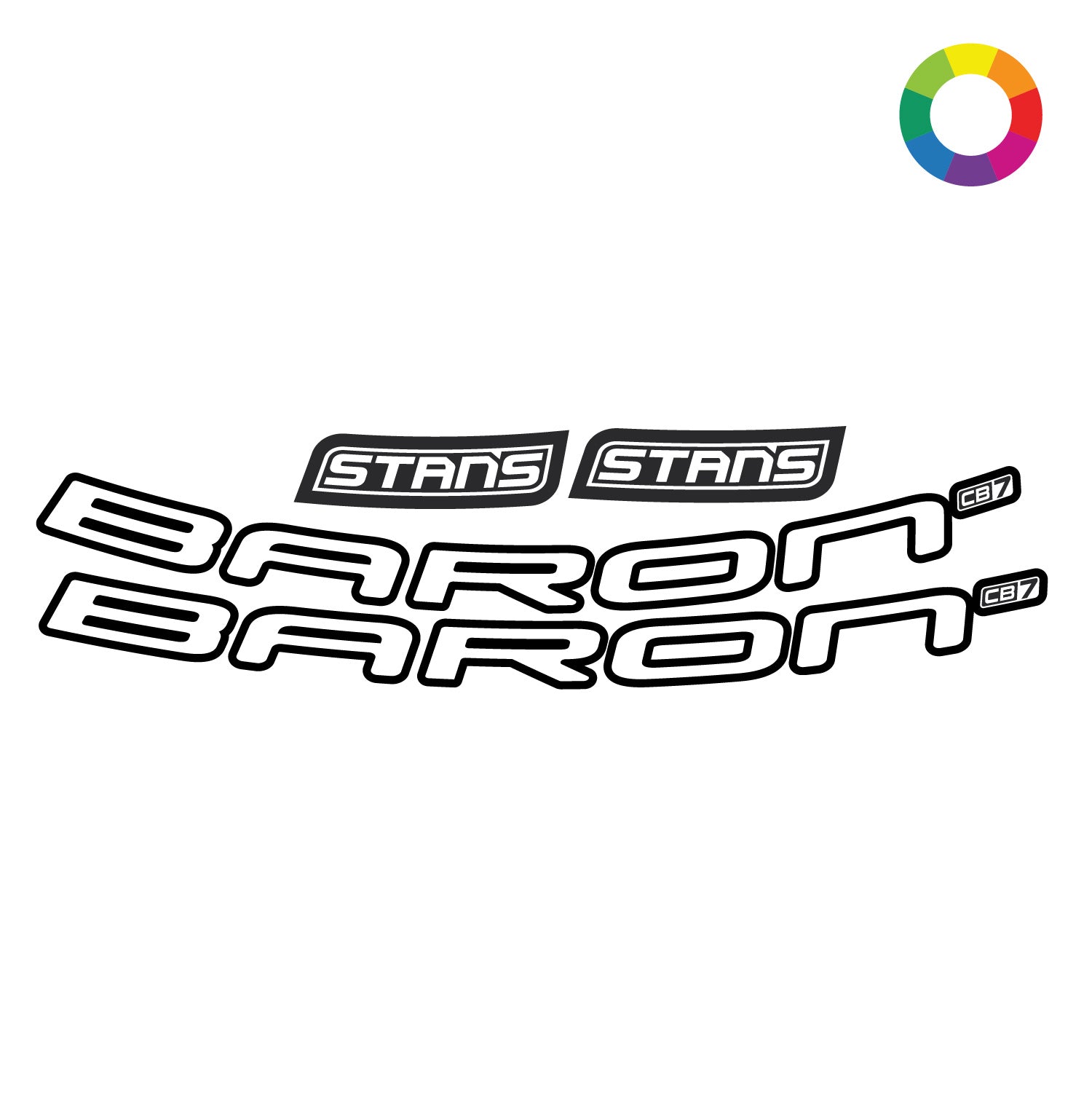 Custom Stan's BARON CB7 29" Rim Decal
