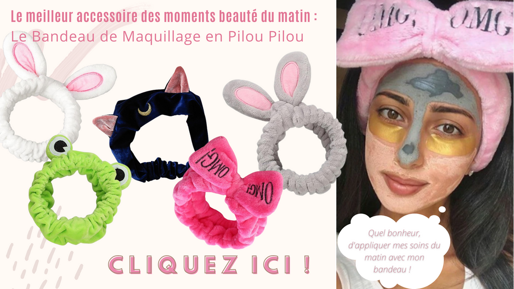 Bandeau de Maquillage en Pilou Pilou