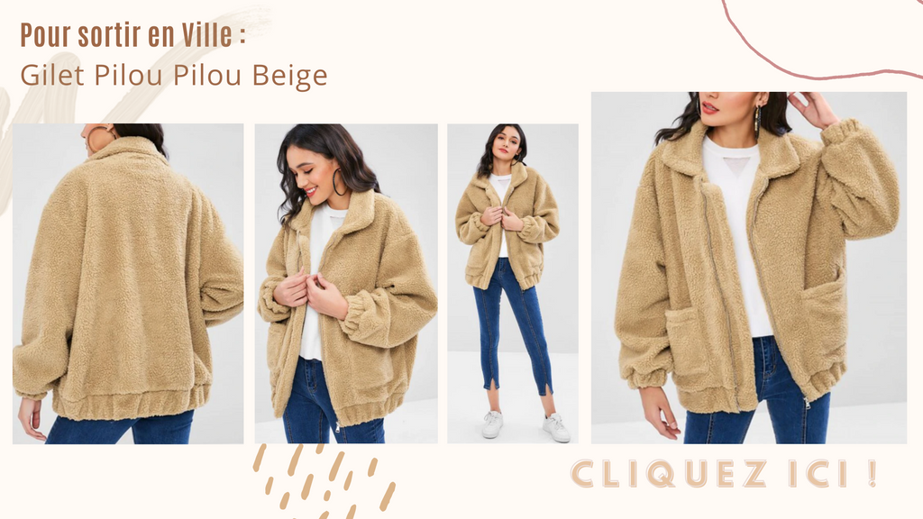 Gilet pilou pilou Beige