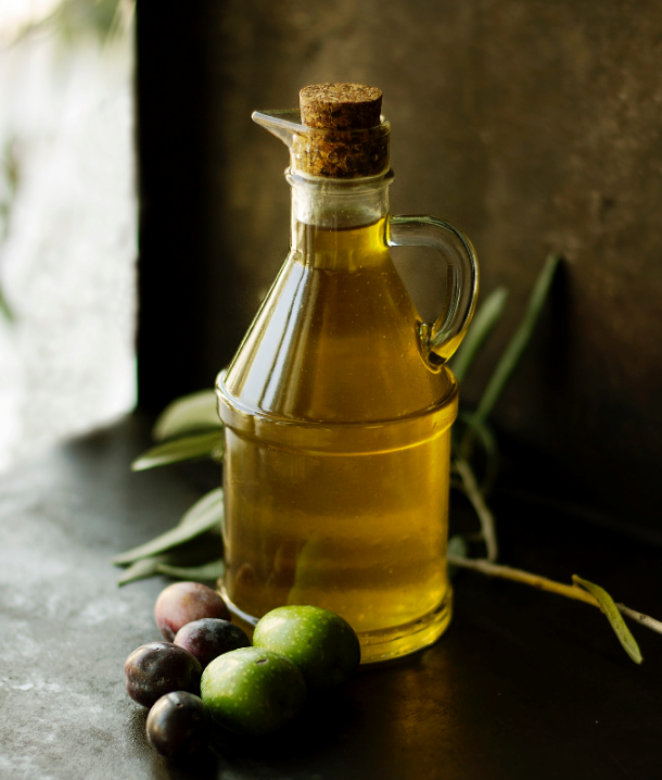 huile d'olive gommage maison