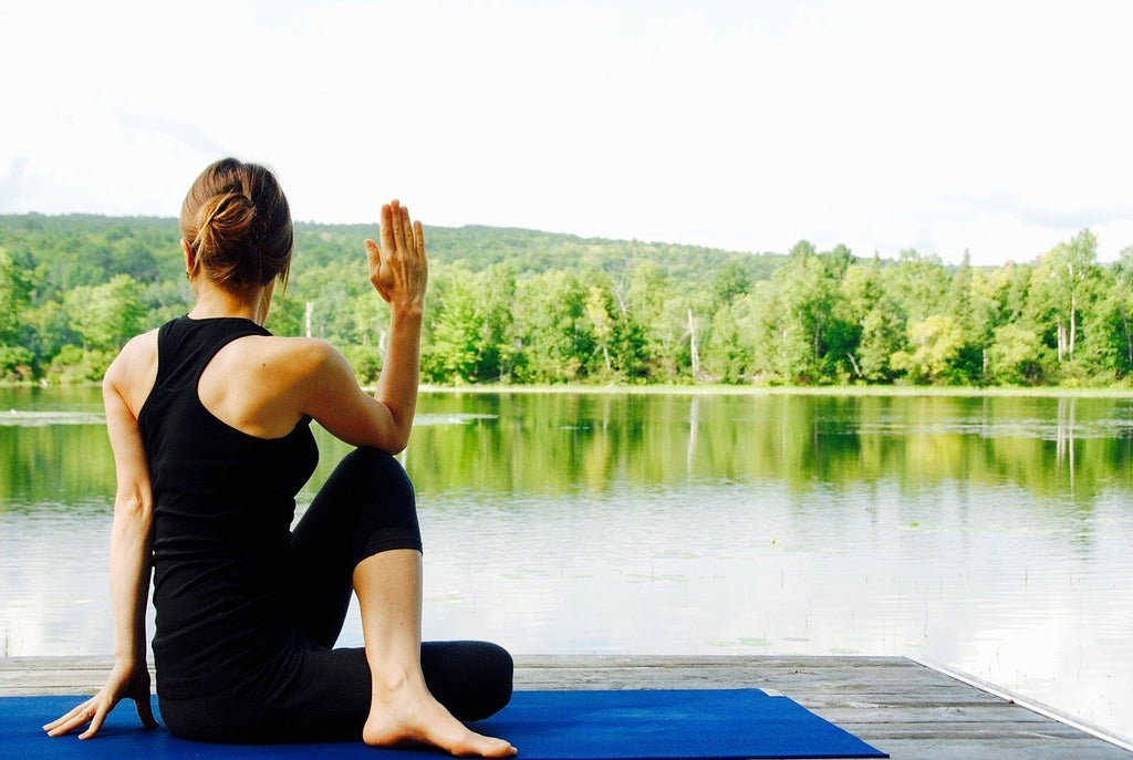 yoga en forêt