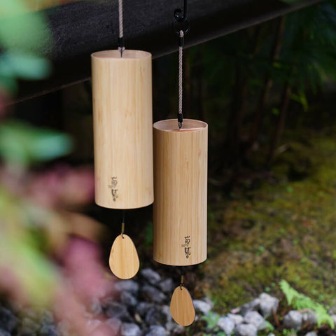 Carillons éoliens en bambou Carillons éoliens en bois Carillons éoliens en  bambou Carillons éoliens suspendus pour