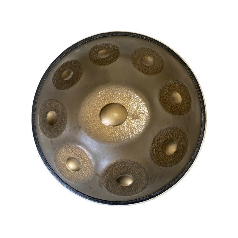MiSoundofNature Handmade Custom Handpan F3 Dorian 22 Inch 9/(9+2) Notes Nitride Steel Hang Instrument