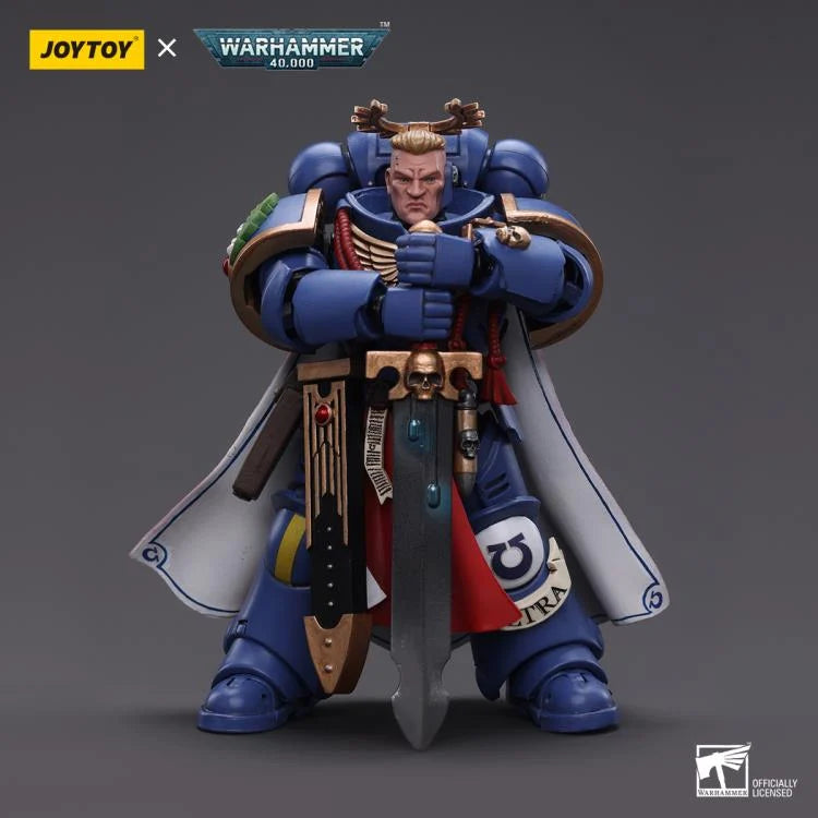 Warhammer 40K Ultramarines Primaris Captain (Power Sword and Plasma Pistol) 1/18 Scale Figure