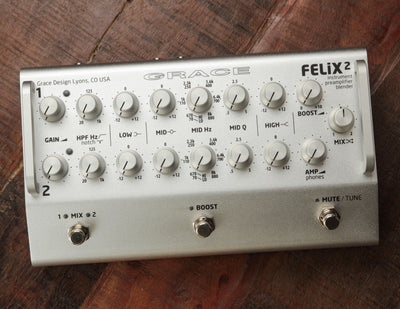 Grace Design BiX Acoustic Preamp Pedal / DI | The Music Emporium