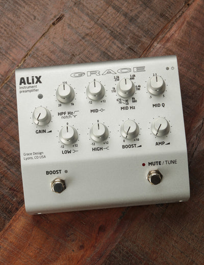 Grace Design BiX Acoustic Preamp Pedal / DI | The Music Emporium