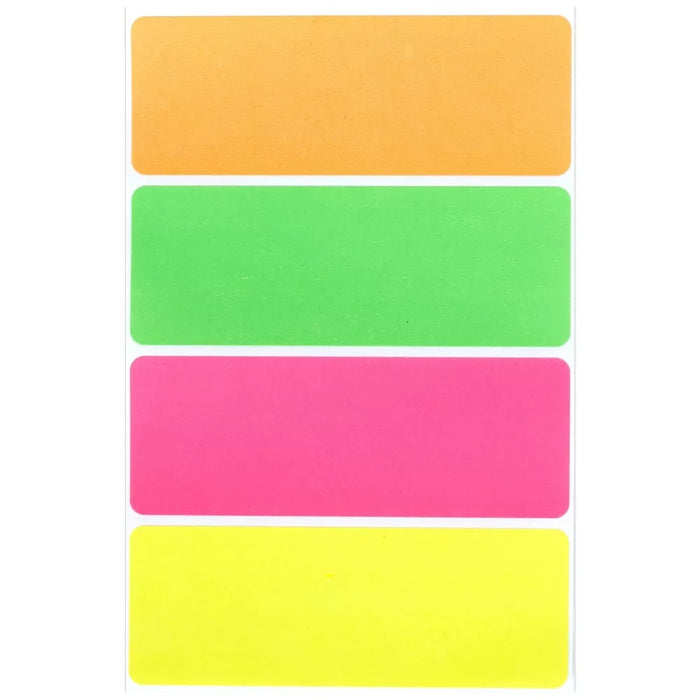 96ct 1"x2.75" Permanent Labels Neon - up & up