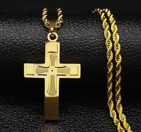 blessed cross necklace