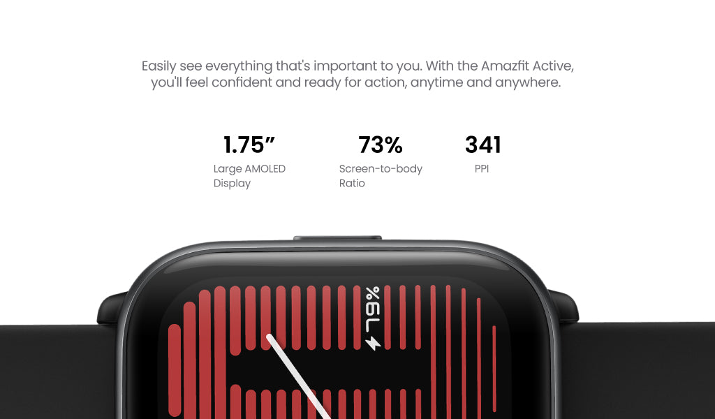 Amazfit Active Display Size