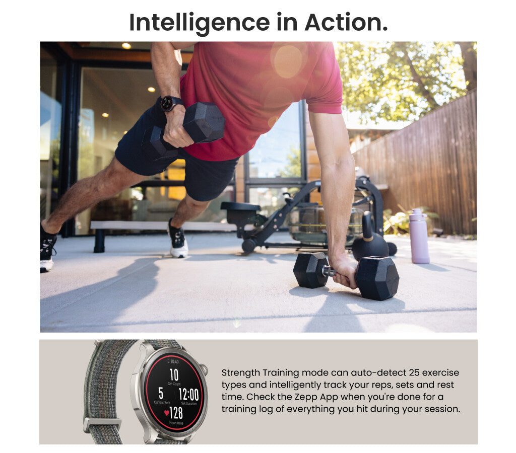 Amazfit Balance Training Mode Detections