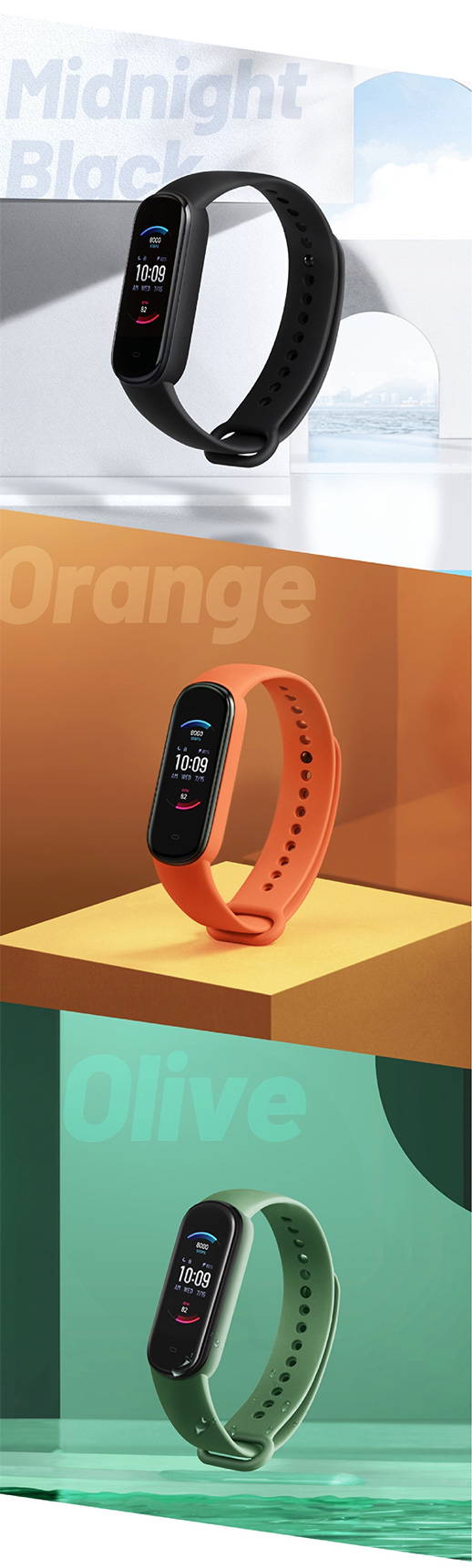 Amazfit Band 5 Colours