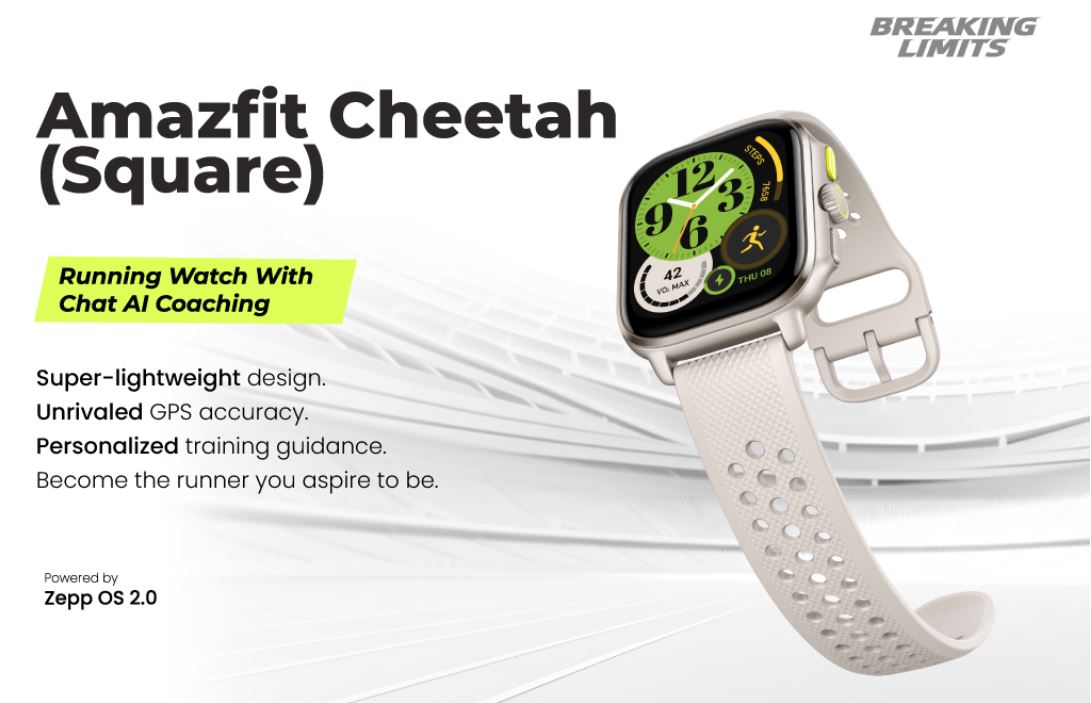 Amazfit Cheetah (Round / Square) Smartwatch, 1 Year Official Malaysia  Warranty