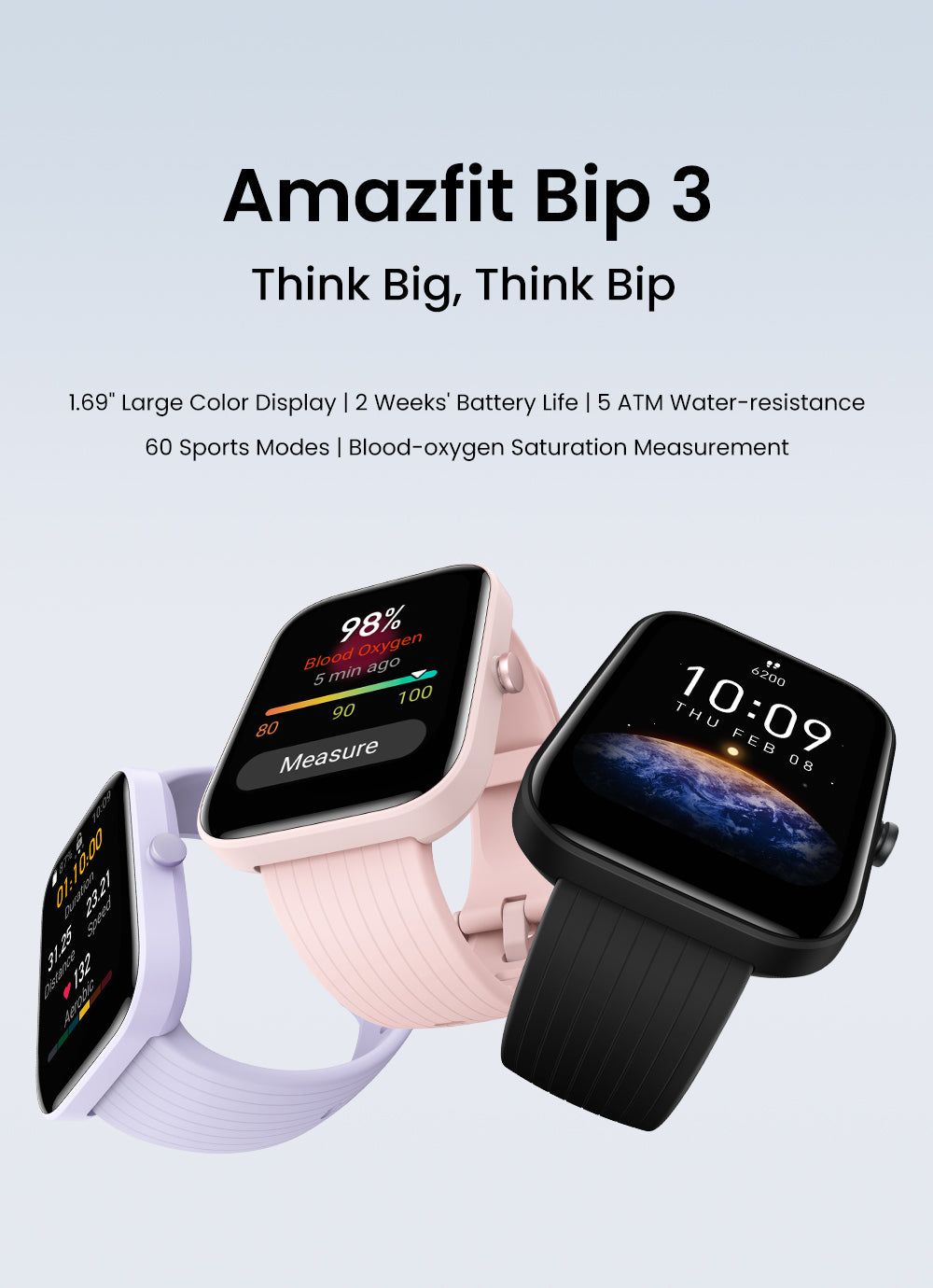 Amazfit BIP 3 Features