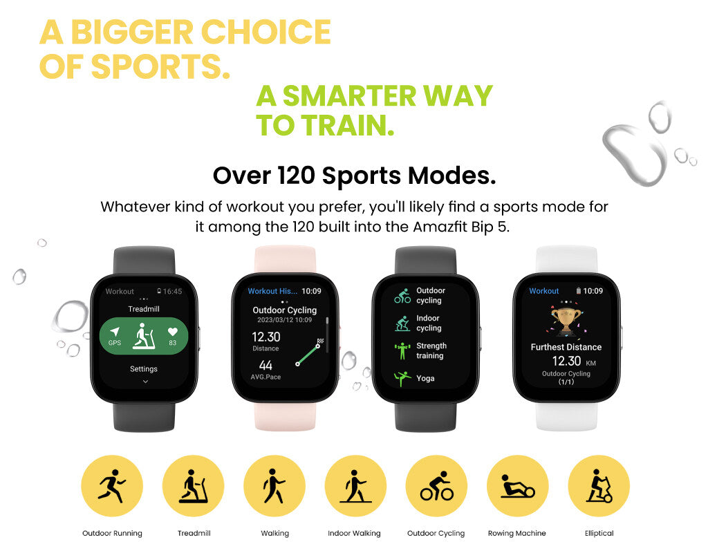 Amazfit BIP 5 Sports Modes