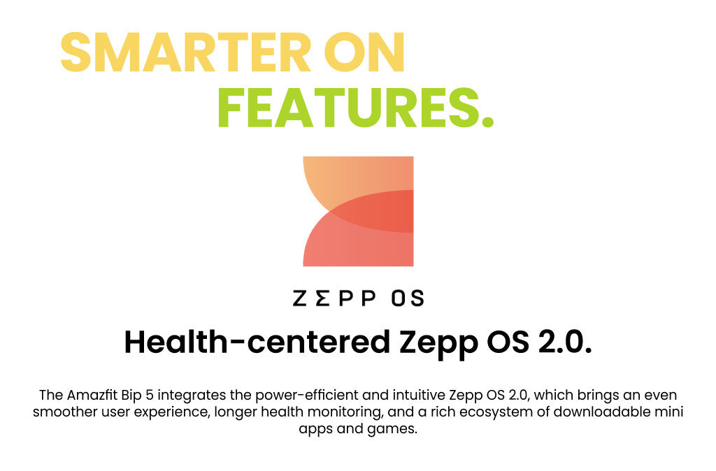 Amazfit BIP 5 ZEPP Apps