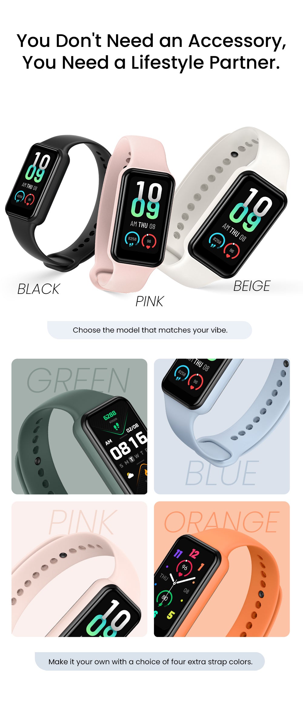 Amazfit Band 7 Colours