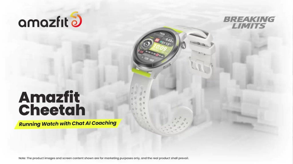 Amazfit Cheetah Running Watch with Chat AI Coaching Industry-leading GPS  Technology Smartwatch Route Import&Offline Maps
