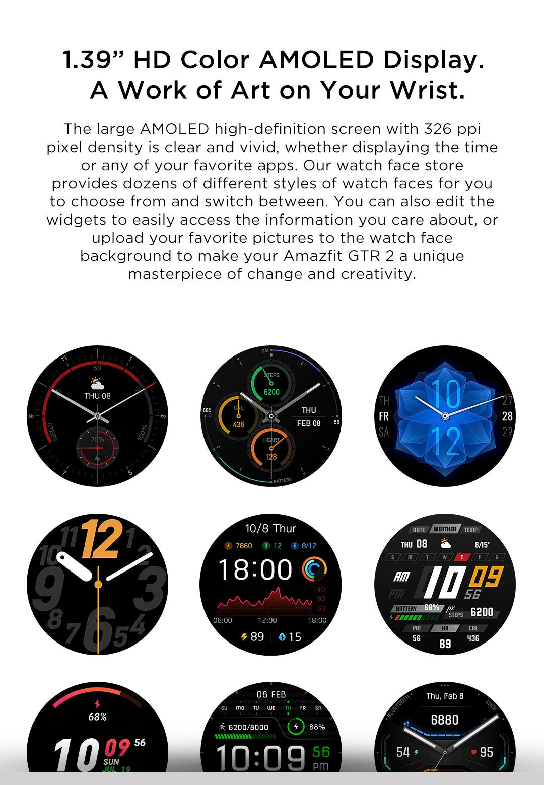 Amazfit GTR 2 Face Design