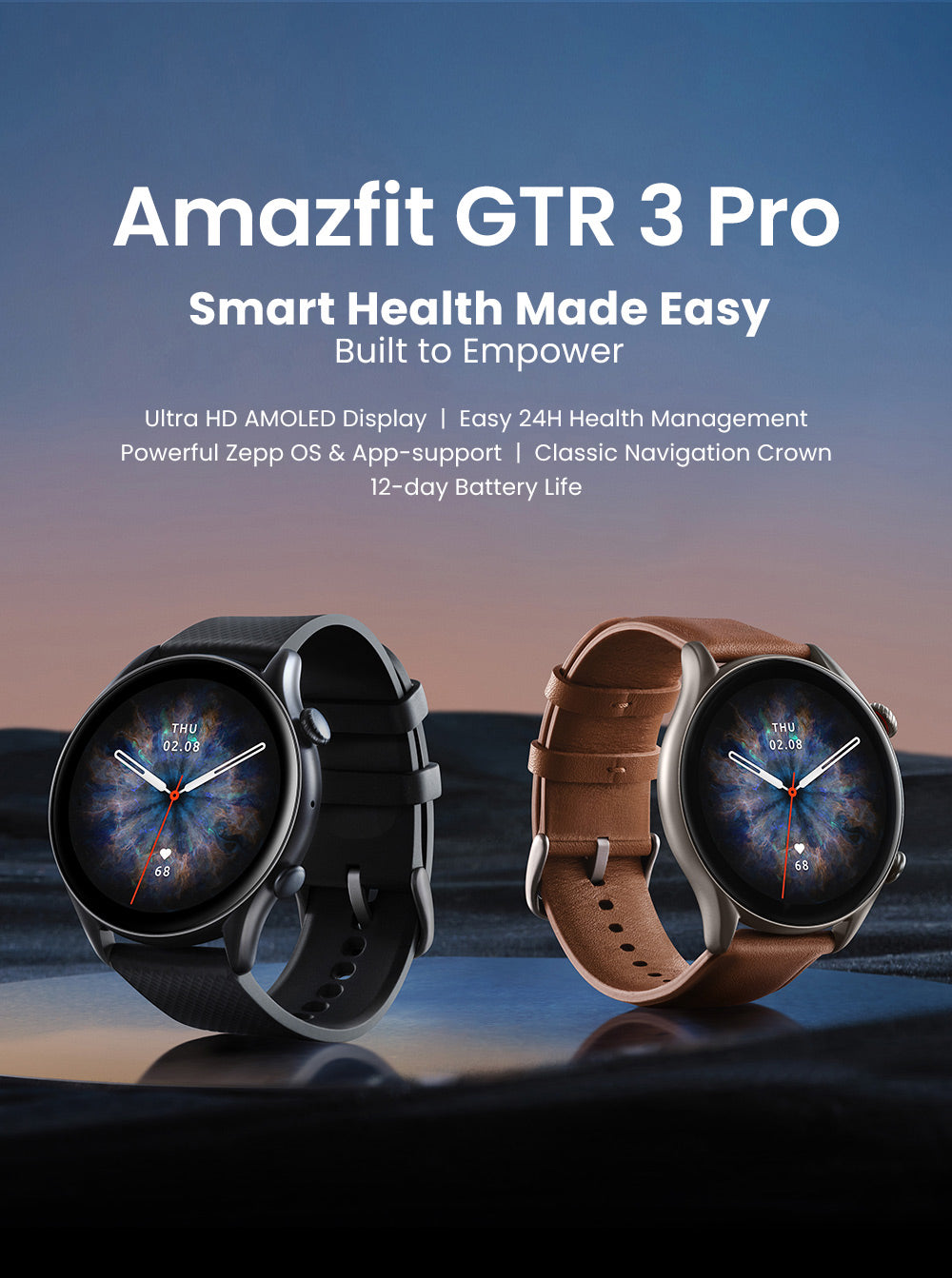 Amazfit GTR 3 Pro Design