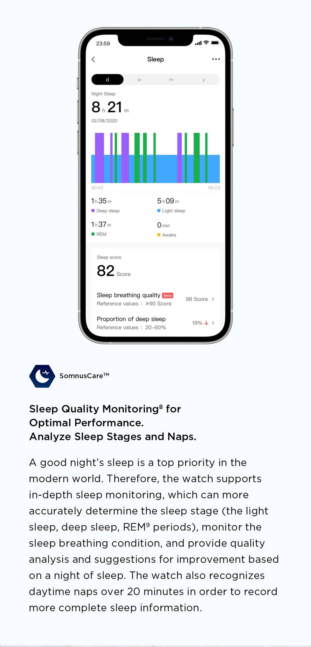 Amazfit GTS 2E Sleep Monitor