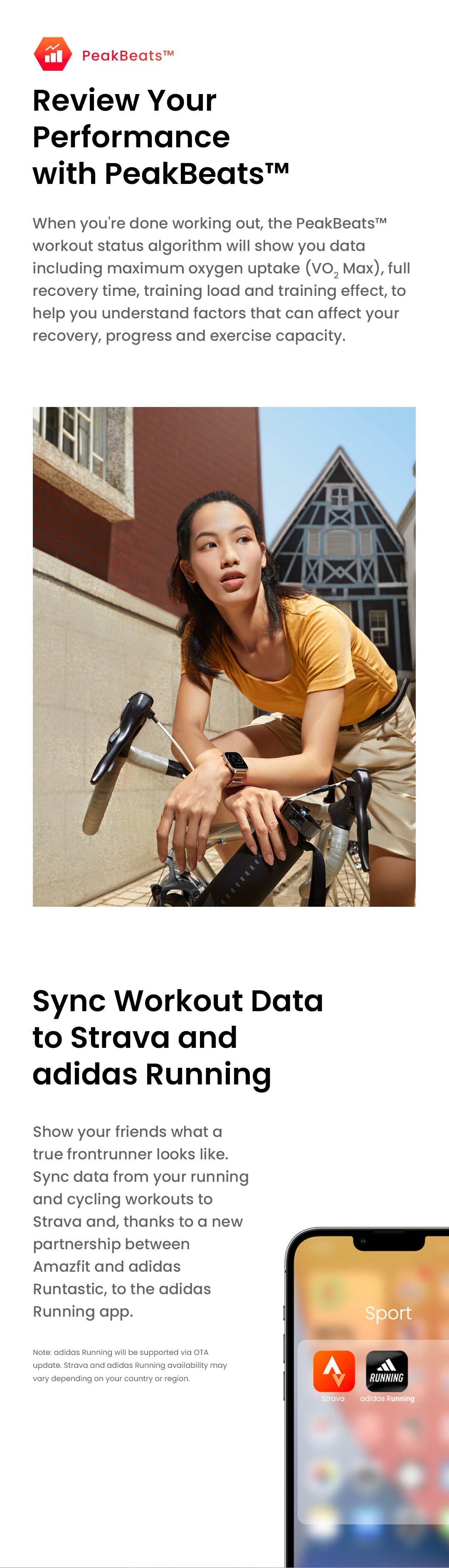 Amazfit GTS 4 Workout Data Function