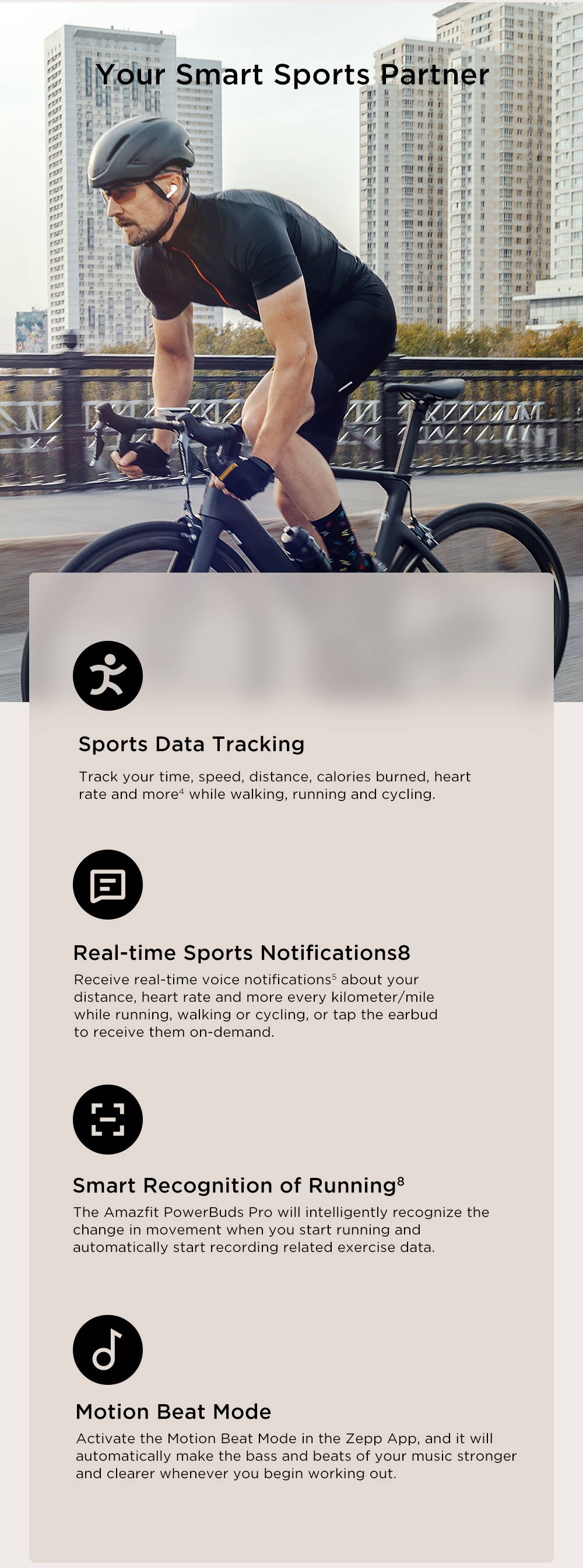 Amazfit Powerbuds Pro Sports Modes