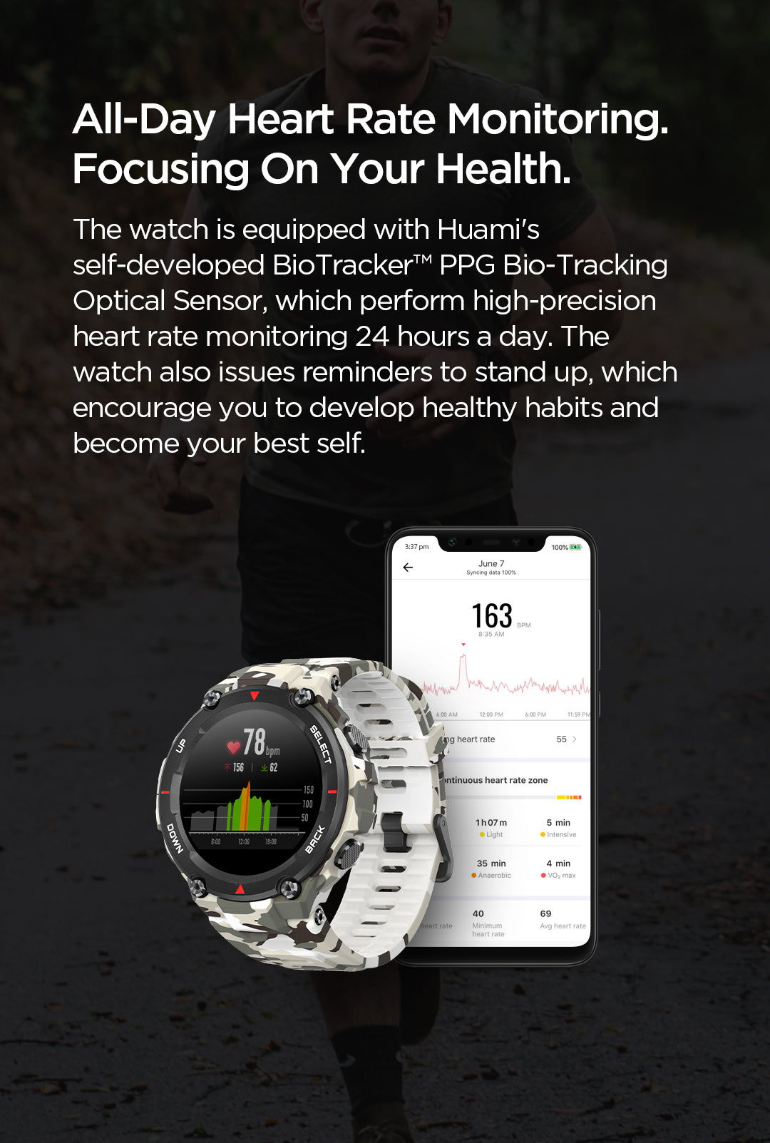 Amazfit T-REX Health Monitor