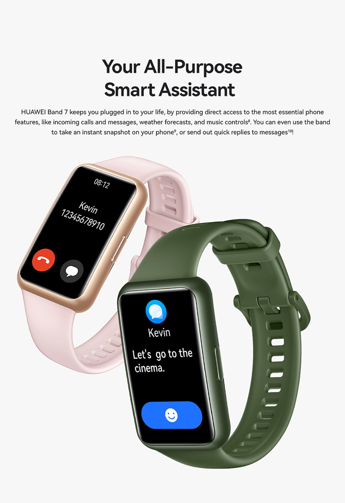 Huawei Band 7 Smart Assistant