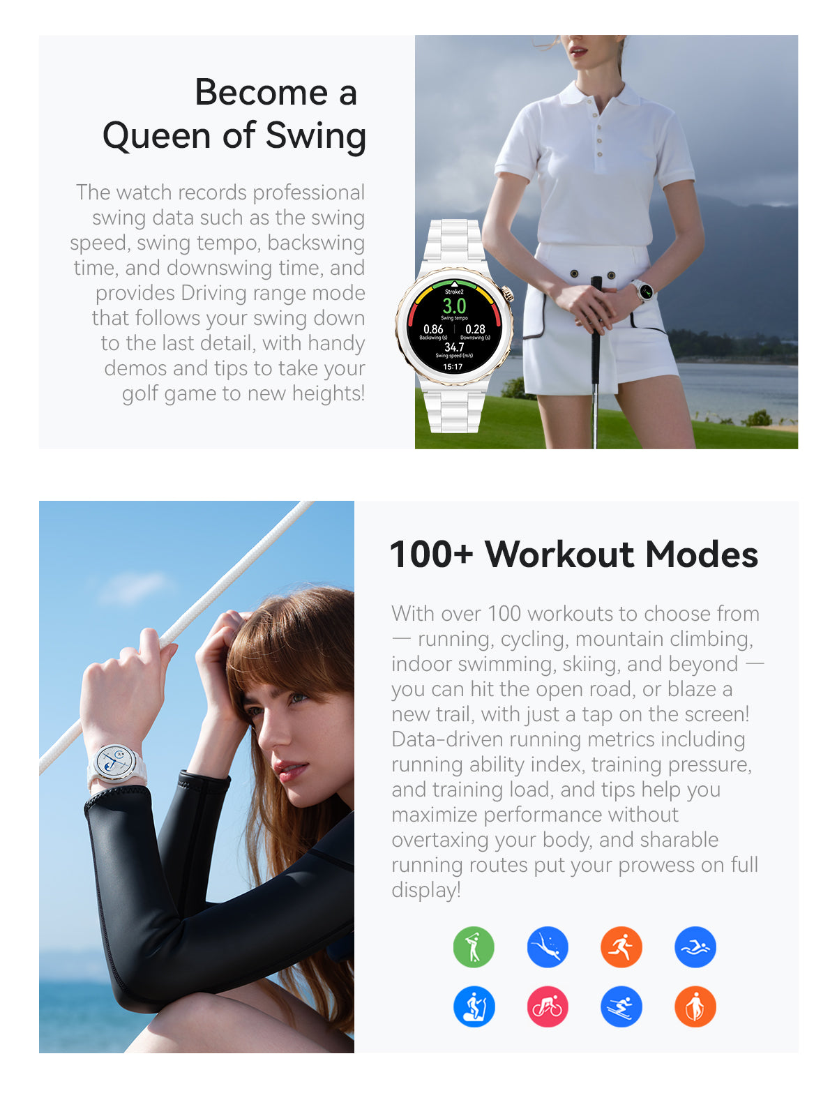 Huawei GT 3 Pro 43mm Workout Modes