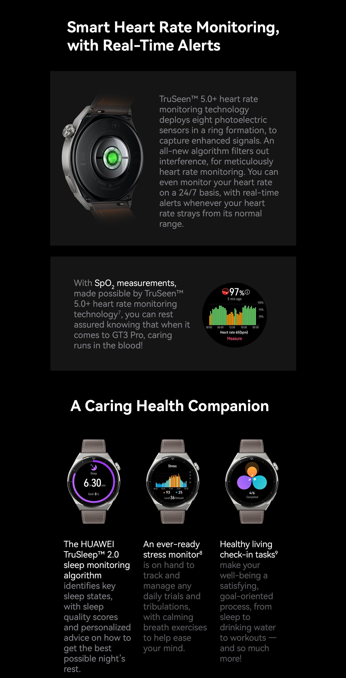 Huawei GT 3 Pro 46mm Health Tracking