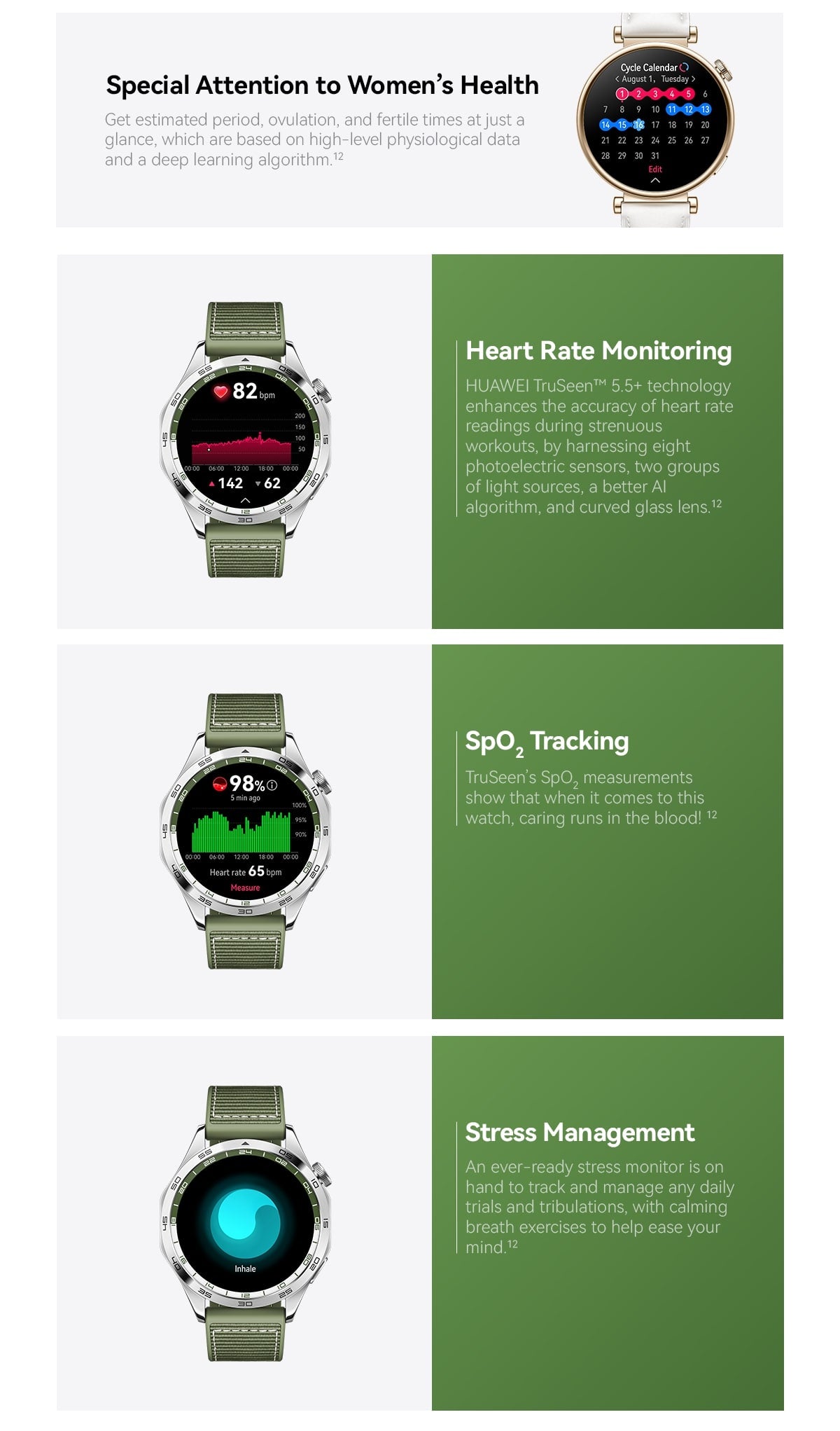 Huawei GT 4 Health Tracking